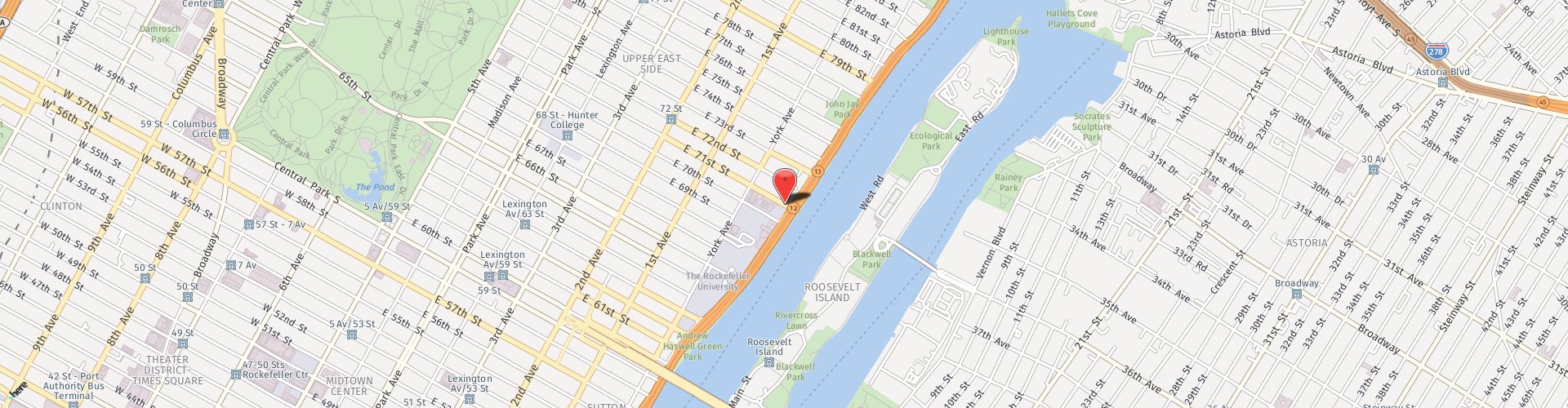 Location Map: 541 East 71st St. New York, NY 10021