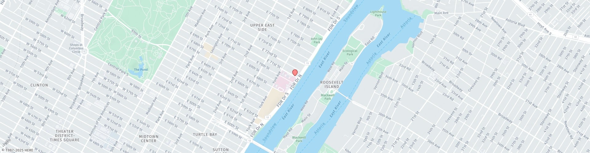 Location Map: 541 East 71st St. New York, NY 10021